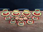 lot 28 delig Intermezzo tapas servies rood geel groen Spaans, Huis en Inrichting, Keuken | Servies, Ophalen, Zo goed als nieuw