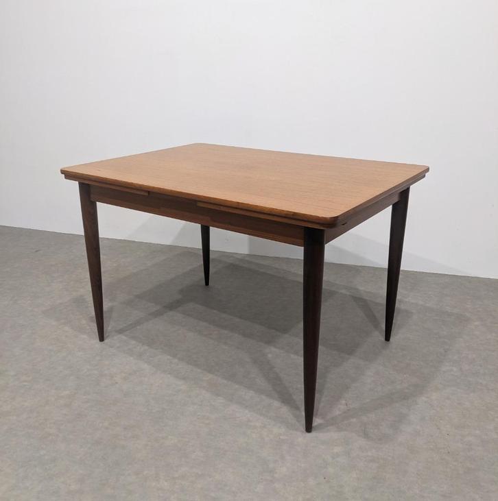 Scandinavian vintage dining table, Huis en Inrichting, Tafels | Eettafels, 50 tot 100 cm, 200 cm of meer, Vijf personen of meer