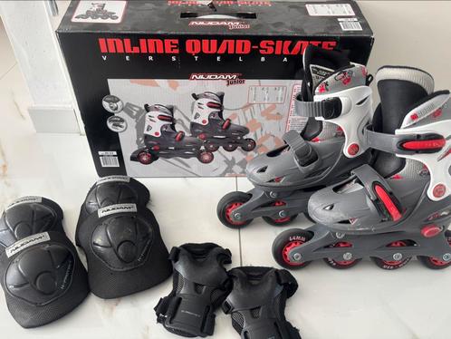 Nijdam inline skates mt 30-33, Sport en Fitness, Skeelers, Gebruikt, Inline skates 4 wielen, Overige merken, Kinderen, Verstelbaar