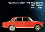 Folder Polski-Fiat 125 P (ca.1978), Verzenden, Gelezen, Overige merken