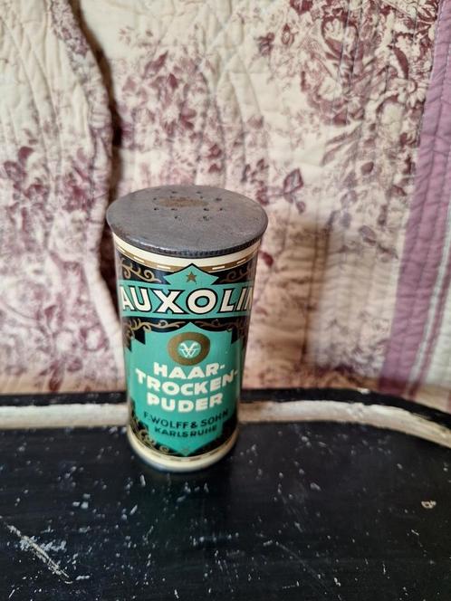 Auxolin blikje, Verzamelen, Blikken, Gebruikt, Overige, Overige merken, Ophalen of Verzenden