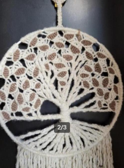 Macrame wandhanger tree of life, Huis en Inrichting, Woonaccessoires | Wanddecoraties, Zo goed als nieuw, Ophalen of Verzenden