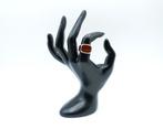 Zilveren zegelring met carneool, 18,5 mm, 18 tot 19, Gebruikt, Info@zilverwebsite.nl, Verzenden