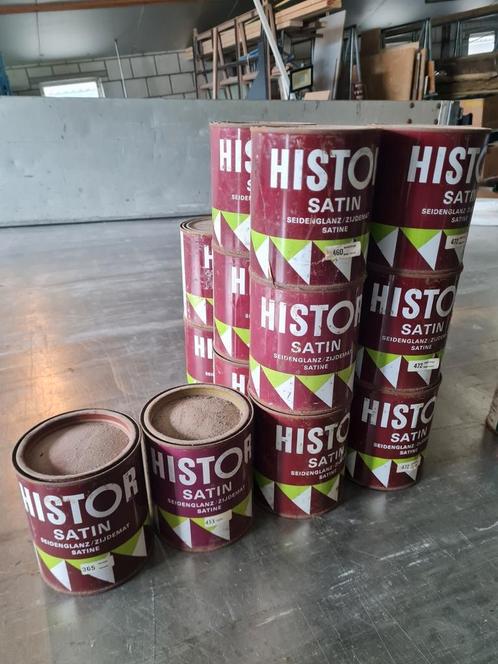Gratis ca. 18 liter verf, diverse jaren '70 en '80-kleuren, Doe-het-zelf en Verbouw, Verf, Beits en Lak, Nieuw, Verf, 15 tot 20 liter