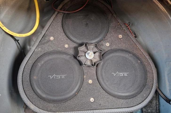 Radio+Audio systeem Polo 6R 6C versterker Subwoofer, Auto diversen, Autoradio's, Zo goed als nieuw, Ophalen of Verzenden