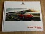 Porsche 718 Boxster autofolder 2016 hardcover brochure, Boeken, Auto's | Folders en Tijdschriften, Porsche, Ophalen of Verzenden