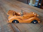 Vintage Houten Auto, Antiek en Kunst, Antiek | Speelgoed, Ophalen of Verzenden