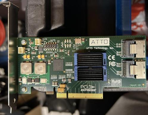 3x ATTO H608 HBA, Computers en Software, Harde schijven, Gebruikt, Server, Intern, SAS, Ophalen of Verzenden
