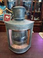 Antieke Scheepslamp Ad. Rieper Grünendeich, Antiek en Kunst, Ophalen of Verzenden