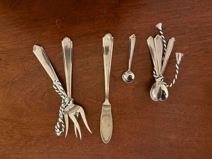 Gero 573 ontbijk serveer bestek, Huis en Inrichting, Keuken | Bestek, Gebruikt, Los bestek, Overige materialen, Vaatwasserbestendig