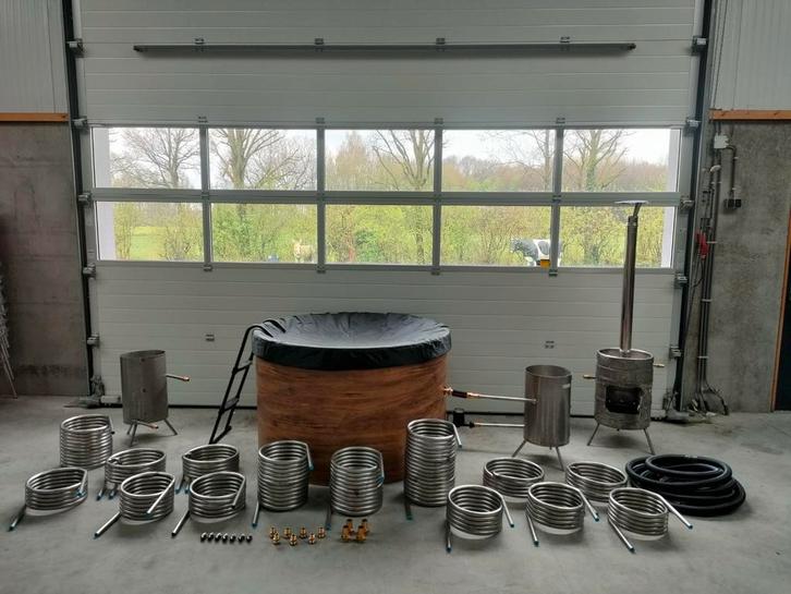 Zwembad verwarming houtgestookt te koop kachels of spiraal, Tuin en Terras, Zwembaden, Nieuw, Opzetzwembad, Minder dan 80 cm, Minder dan 200 cm