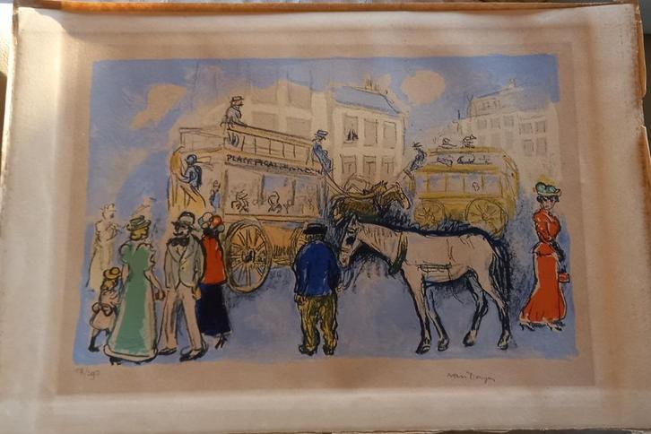 Kees Van Dongen - Place Pigalle, Antiek en Kunst, Kunst | Litho's en Zeefdrukken, Verzenden