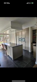 Weinig gebruikte afzuigkap WAVE + op maat gemaakte koof, Huis en Inrichting, Ophalen, 100 tot 150 cm, 200 cm of meer, Wit