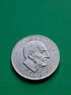 1962 Oostenrijk 25 Schilling in zilver Bruckner, Verzenden, Oostenrijk, Losse munt, Zilver