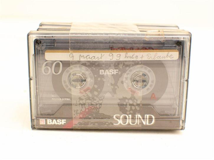 4 Basf cassettebandjes 31226, Cd's en Dvd's, Cassettebandjes, Gebruikt, Overige genres, 2 t/m 25 bandjes, Ophalen of Verzenden