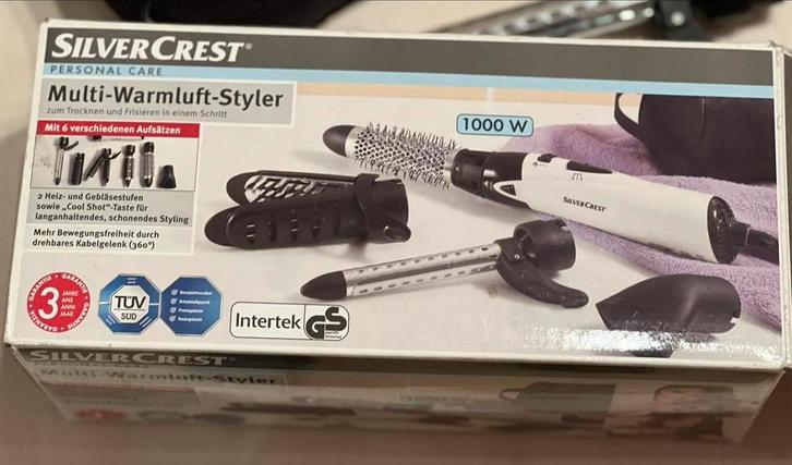 SilverCrest Multi-Warmluft-Styler, Witgoed en Apparatuur, Persoonlijke-verzorgingsapparatuur, Zo goed als nieuw, Haarverzorging