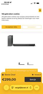 Philips Soundbar subwoofer TABB 507B/10, Ophalen, Zo goed als nieuw