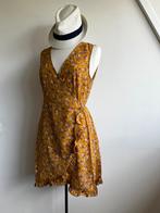 Nieuw! Juleeze zomerjurk okergeel met bloemen M, Maat 38/40 (M), Geel, Juleeze, Nieuw