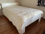 Vierseizoenendekbed Polydaun 240 x 220 cm 100% satijnkatoen, Ophalen, Gebruikt, Wit, Tweepersoons