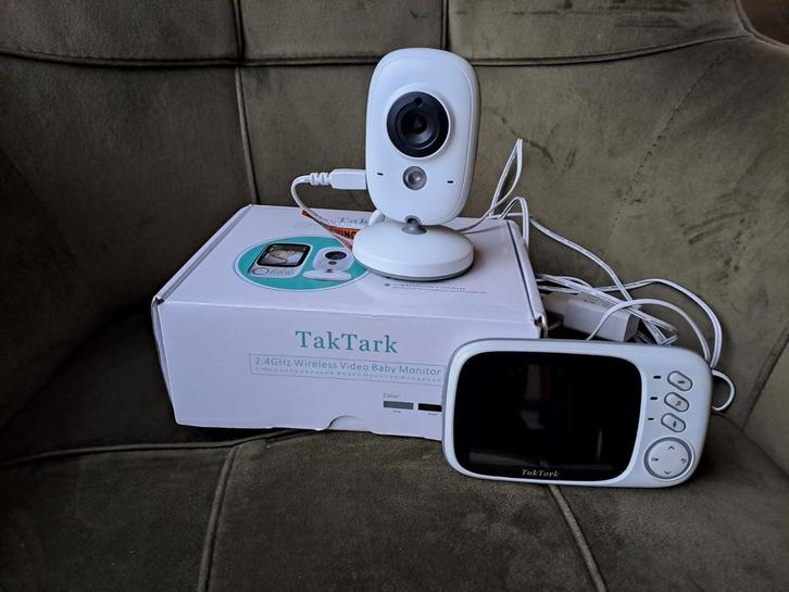 TakTark babyfoon, baby monitor zgan, Kinderen en Baby's, Babyfoons, Zo goed als nieuw, 250 meter of meer, Ophalen of Verzenden