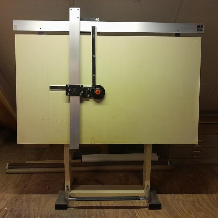 Tekentafel  HERON PARIGI, Doe-het-zelf en Verbouw, Tekentafels, Gebruikt, 170 cm of meer, Ophalen