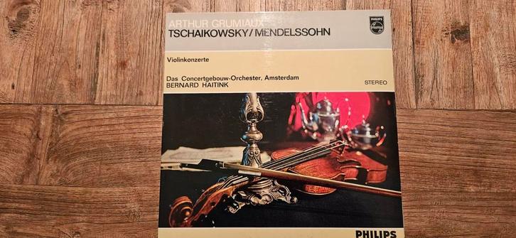 Arthur Grumiaux - Tschaikowsky / Mendelssohn, Cd's en Dvd's, Vinyl | Klassiek, Zo goed als nieuw, Romantiek, Orkest of Ballet