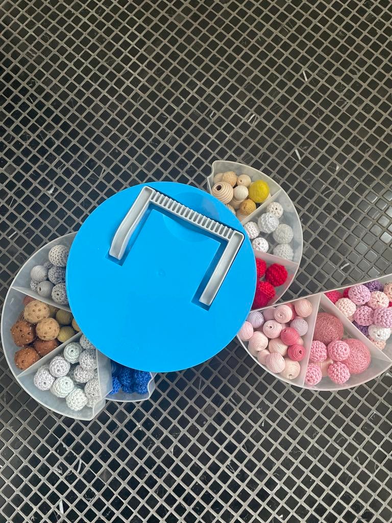 Kralen Mix - Diverse Kleuren voor speenkoorden, Hobby en Vrije tijd, Ophalen of Verzenden, Zo goed als nieuw, Kraal