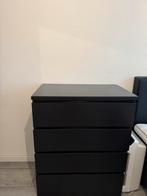 Zwarte Malm ladekast (4 lades) - Nieuwstaat!, Huis en Inrichting, Kasten | Ladekasten, Ophalen, Overige materialen, 100 tot 150 cm