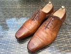 Santoni herenschoenen model 10039 maat 9,5 UK/43,5 EU, Bruin, Ophalen of Verzenden, Santoni, Gedragen