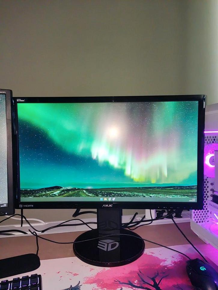 24" Asus VG248QE gaming monitor 1080p 144Hz 1ms, Computers en Software, Monitoren, Gebruikt, 101 t/m 150 Hz, DisplayPort, DVI