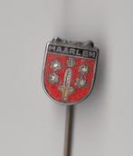 Haarlem emaille stadswapen speldje, Verzamelen, Speldjes, Pins en Buttons, Gebruikt, Niet vindbaar, Niet vindbaar, Speldje of Pin