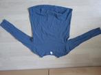 Long-Sleeve Blauw, Maat 38/40 (M), Lange mouw, Gedragen, Verzenden