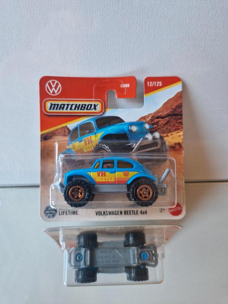 Matchbox Volkswagen Beetle 4x4 - Nieuw!, Hobby en Vrije tijd, Modelbouw | Auto's en Voertuigen, Nieuw, Auto, 1:50 of kleiner, Overige merken