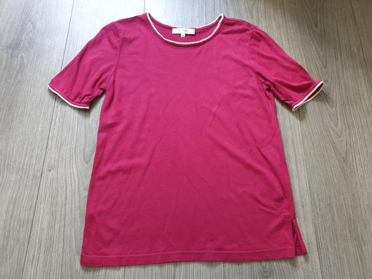 SELECTED FEMME bordeaux shirt gouden randen maat XS ~ NH0008, Kleding | Dames, T-shirts, Zo goed als nieuw, Maat 34 (XS) of kleiner
