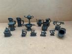 Tinnen miniatuurtjes vintage 15 stuks verschillende soorten, Ophalen