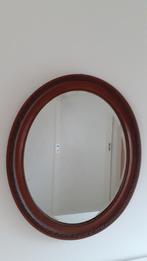 antieke ovalen spiegel, Ophalen of Verzenden, Ovaal, Minder dan 50 cm, Minder dan 100 cm