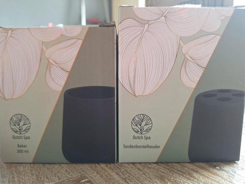 Dutch Spa - Beker en Tandenborstelhouder >NIEUW<, Huis en Inrichting, Overige Huis en Inrichting, Nieuw, Ophalen of Verzenden