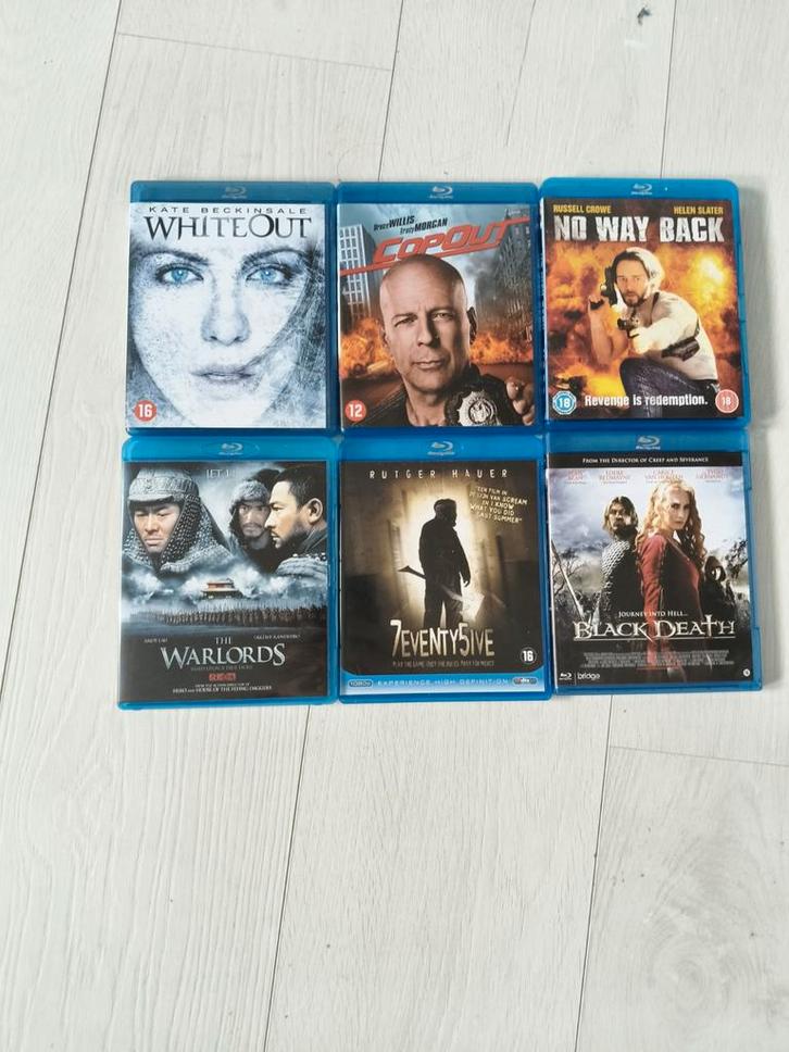 Diverse films op blu ray, Cd's en Dvd's, Blu-ray, Zo goed als nieuw, Actie, Ophalen