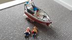 Playmobil reddingsboot met trailer, Ophalen of Verzenden, Zo goed als nieuw