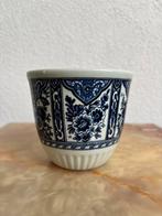 Bloempot Delfts Blauw Boch 9x10 cm M10, Tuin en Terras, Bloempotten, Rond, Ophalen of Verzenden, Zo goed als nieuw, Aardewerk