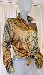 GEISHA 🍂 slangenprint blouse gladde stof mt M, Kleding | Dames, Blouses en Tunieken, Maat 38/40 (M), Overige kleuren, Geisha