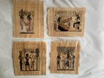 4 x egyptische papyrus schilderijtjes, Ophalen