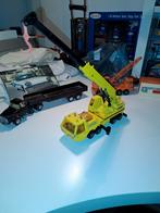 Gele kraanwagen LAING matchbox., Hobby en Vrije tijd, Modelauto's | 1:50, Ophalen of Verzenden, Gebruikt, Hijskraan, Tractor of Landbouw