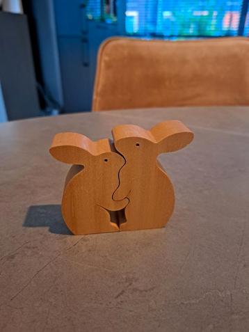 Naef houten konijntjes puzzel, Swiss design beschikbaar voor biedingen