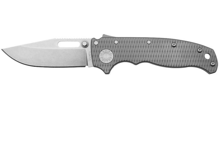 Demko Knives AD20.5 Shark-Lock CPM 20CV Clip Point Titanium, Verzamelen, Overige Verzamelen, Nieuw, Ophalen of Verzenden