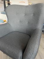 Fauteuil, grote stoel, antraciet, Huis en Inrichting, Banken | Sofa's en Chaises Longues, Ophalen, Eenpersoons, 75 tot 100 cm
