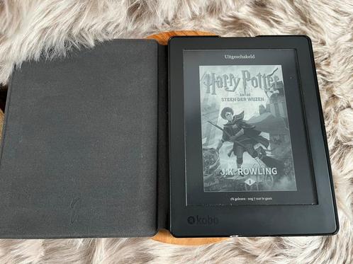 Kobo aura h2o E-reader in hoesje, Computers en Software, E-readers, Zo goed als nieuw, Ophalen of Verzenden