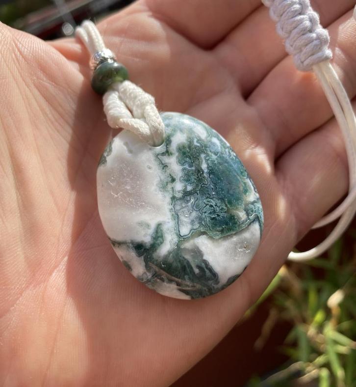 Boom Agaat Ketting, Sieraden, Tassen en Uiterlijk, Edelstenen, Nieuw, Verzenden