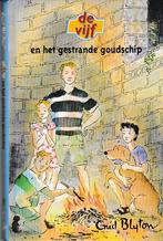 De vijf in de knel, op trektocht & het gestrande goudschip, Ophalen of Verzenden, Zo goed als nieuw, 3x Enid Blyton, Fictie