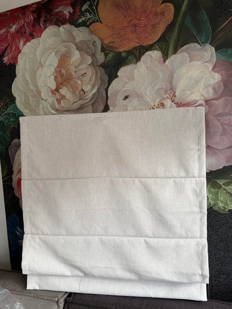 Nieuw Leenbakker vouwgordijn Silke 90 cm breed x190cm, Nieuw, Grijs, 150 tot 200 cm, 50 tot 100 cm